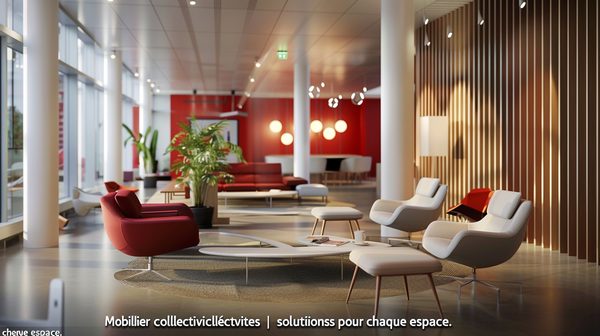 Mobilier collectivités : solutions adaptées pour chaque espace